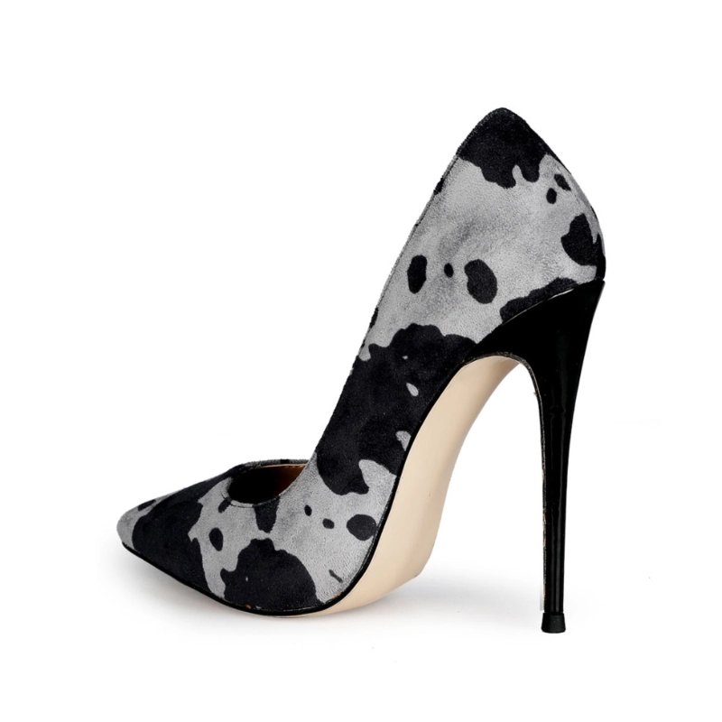 Sexy Animal Printed Stiletto Pumps Poined Toe 5 Inches Heels Shoes - Image 9