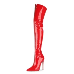 Sexy Patent Leather Zipper Over The Knee Stiletto Thigh High Boots 39 Sexy Patent Leather Zipper Over The Knee Stiletto Thigh High Boots -Ladies Fashion Shoes sexy patent leather zipper stiletto thigh high boots 9 1.jpg.mst