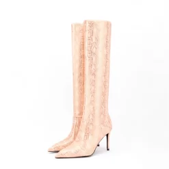 Snake Print Knee High Stiletto Boots Pointed Toe Dress Boots For Women -Ladies Fashion Shoes snake print knee high stiletto boots pointed toe dress boots for women 14 1.jpg.mst