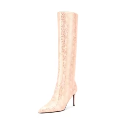 Snake Print Knee High Stiletto Boots Pointed Toe Dress Boots For Women -Ladies Fashion Shoes snake print knee high stiletto boots pointed toe dress boots for women 9 1.jpg.mst