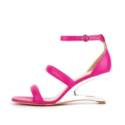 Special-shaped Heels Open Toe Ankle Strap Sandals -Ladies Fashion Shoes special shaped heels open toe ankle strap sandals 9 1.jpg.mst