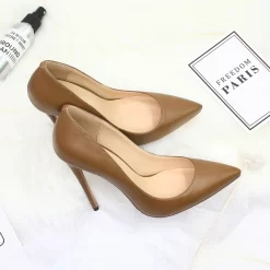 Dresses Matte Pumps Pointed Toe Stiletto High Heels Shoes -Ladies Fashion Shoes sr dresses matte pumps 6 7.jpg.mst