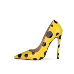 Stylish Polka Dot Pumps Heels Patent Leather Stiletto Shoes For Party -Ladies Fashion Shoes stylish polka dot pumps heels patent leather stiletto shoes with pointed toe 11 1.jpg.mst