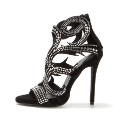 Hollow Out Glitter Gladiator Sandal Shoes Crystal Zip Sequined Stiletto Heels -Ladies Fashion Shoes u2s 20210416 3 2.jpg.mst