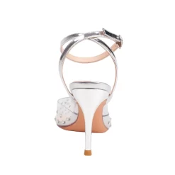 Silver Rhinestone Ankle Strappy Clear Pumps Slingback Heel Wedding Shoes 21 Silver Rhinestone Ankle Strappy Clear Pumps Slingback Heel Wedding Shoes -Ladies Fashion Shoes u2s myd 20221102 2 8 1.jpg.mst