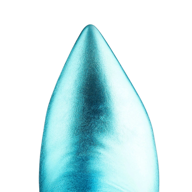 Metallic Plisse Stilettos Over The Knee Boots 21 Metallic Plisse Stilettos Over The Knee Boots - Image 19