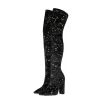 Stars Pattern Velvet Thigh High Boots With Block Heel -Ladies Fashion Shoes u2s wj190 08 1 1.jpg.mst