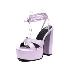 Summer New Arrival Party Strappy Platform Sandals Satin Chunky Heels -Ladies Fashion Shoes u2s wl 1 10 800 26 1.jpg.mst