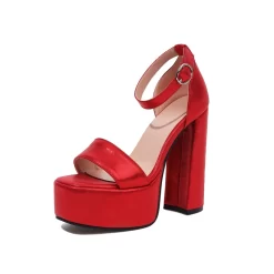 Trend Shiny Summer Open Toe Chunky Heels Platform Sandals -Ladies Fashion Shoes u2s wl 1 12 37 1.jpg.mst