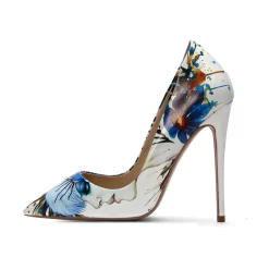 Women's Colored Drawing Pointed Toe Stiletto Heels Pumps -Ladies Fashion Shoes u2s zj 006 us 02.jpg.mst