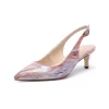Women's Marbling Patent Leather Pointed Toe Kitten Heel Slingback Pumps-style1 -Ladies Fashion Shoes u2s zj 032 01 1 1.jpg.mst