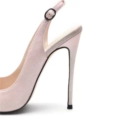 Women's Glitter Peep Toe Slingback Sandals High Heels 17 Women's Glitter Peep Toe Slingback Sandals High Heels -Ladies Fashion Shoes u2s zj 054 us 10 1 1.jpg.mst