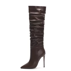 Women's Vegan Leather Pointed Toe Stilettos Knee High Heel Sclouch Booties -Ladies Fashion Shoes u2s zj 077 us 18 1.jpg.mst