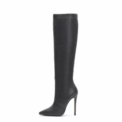 Women's Vegan Leather Pointed Toe Stilettos Knee High Boots -Ladies Fashion Shoes u2s zj 078 us 03 1.jpg.mst