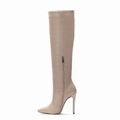 Women's Vegan Leather Pointed Toe Stilettos Knee High Boots -Ladies Fashion Shoes u2s zj 078 us 08 1.jpg.mst