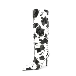 Women's Pointed Toe Stiletto Heels Sclouch Knee High Booties Long Boots 29 Women's Pointed Toe Stiletto Heels Sclouch Knee High Booties Long Boots -Ladies Fashion Shoes u2s zj 502 us 02 1.jpg.mst