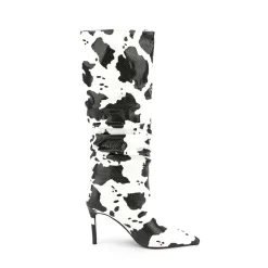 Women's Pointed Toe Stiletto Heels Sclouch Knee High Booties Long Boots 34 Women's Pointed Toe Stiletto Heels Sclouch Knee High Booties Long Boots -Ladies Fashion Shoes u2s zj 502 us 04 1.jpg.mst