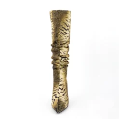 Women's Pointed Toe Stiletto Heels Sclouch Knee High Booties Long Boots 26 Women's Pointed Toe Stiletto Heels Sclouch Knee High Booties Long Boots -Ladies Fashion Shoes u2s zj 506 us 03 1.jpg.mst