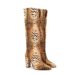 Animal Printed V Cut Knee High Boots Pointed Toe Chunky Heels Long Boots 30 Animal Printed V Cut Knee High Boots Pointed Toe Chunky Heels Long Boots -Ladies Fashion Shoes u2s zj 508 us 06 1 1.jpg.mst