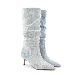 Women's Pointed Toe Stilettos Sclouch Knee High Booties -Ladies Fashion Shoes u2s zj 509 us 06 1.jpg.mst