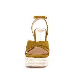 Women's Suede Open Toe Rhinestone Wedge Heel Ankle Strap Sandals -Ladies Fashion Shoes u2shs n57 01 20 1 1.jpg.mst