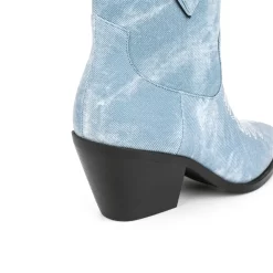 Embroidery Denim Block Heel Cowboy Ankle Boots -Ladies Fashion Shoes u2shs12 07 08 1 1.jpg.mst