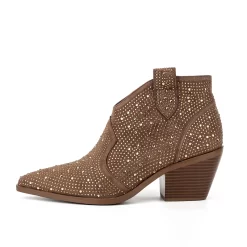 Women's Bown Rhinestone V-cut Block Heel Cowboy Boots Retro Western Booties -Ladies Fashion Shoes u2shs12 07 19.jpg.mst