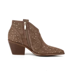 Women's Bown Rhinestone V-cut Block Heel Cowboy Boots Retro Western Booties -Ladies Fashion Shoes u2shs12 07 22.jpg.mst