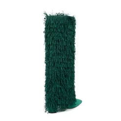 Fabric Fringe Furry Fold Over Boots Pointed Toe Chunky Heel Knee High Booties -Ladies Fashion Shoes u2shs12 07 274 1.jpg.mst