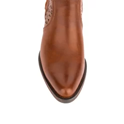 Women's Vegan Leather Hollow Out Western Cowboy Boots Block Heel Ankle Booties -Ladies Fashion Shoes u2shs12 07 53 1.jpg.mst