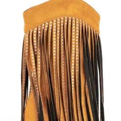 Black Suede Rhinestone Fringe Stiletto Heels Cowboy Ankle Boots -Ladies Fashion Shoes u2shs12 07 83 1.jpg.mst