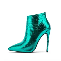 Croco Printed Embossing Vegan Leather Stilettos Pointed Toe Ankle Booties -Ladies Fashion Shoes u2swj 530 10 1.jpg.mst