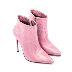 Croco Printed Embossing Vegan Leather Stilettos Pointed Toe Ankle Booties -Ladies Fashion Shoes u2swj 530 36 1.jpg.mst