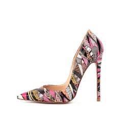 Women's Floral Patent Leather Stiletto Heels Pumps -Ladies Fashion Shoes u2swj 543 41 1.jpg.mst