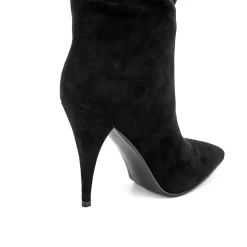 Women's Black Suede Pointed Toe Slouch Boots Stilettos Wide Calf Boots -Ladies Fashion Shoes u2swj 899 20 1.jpg.mst