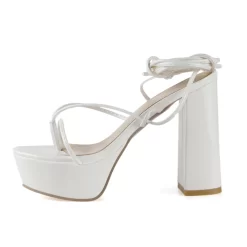 Women's Platform Thin Strappy Sandals Chunky Heel Sandals -Ladies Fashion Shoes u2syda 3241 038 1.jpg.mst