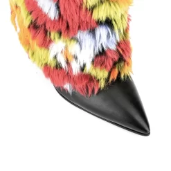 Women's Multicolor Furry Pointed Toe Chunky Heel Knee High Boots -Ladies Fashion Shoes u2szj633 007 1 1.jpg.mst