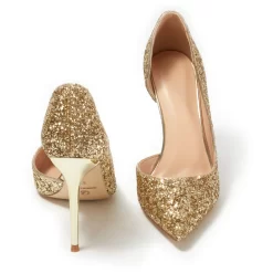 Up2step Glitter Pointed Toe D'orsay Stiletto Heel Sequin Pumps For Wedding -Ladies Fashion Shoes up2step glitter pointed toe d 039 orsay stiletto heel pumps for wedding 44 .jpg.mst