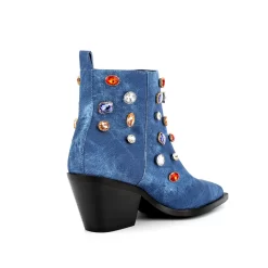 Women's Blue Denim Rhinestone Western Cowboy Boots Block Heel Ankle Booties 17 Women's Blue Denim Rhinestone Western Cowboy Boots Block Heel Ankle Booties -Ladies Fashion Shoes ushs 123.jpg.mst