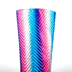 Pink And Blue Multicolor Square Toe Chunky Heels Knee High Boots -Ladies Fashion Shoes ushs 142.jpg.mst