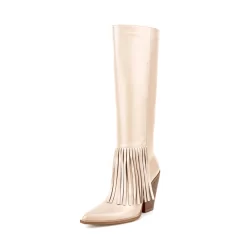 Block Heel Fringe Cowboy Boots Fashion Knee High Booties -Ladies Fashion Shoes ushs 155 1.jpg.mst
