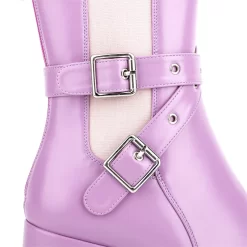 Round Toe Platform Block Heel Chelsea Boots Buckle Ankle Booties 34 Round Toe Platform Block Heel Chelsea Boots Buckle Ankle Booties -Ladies Fashion Shoes ushs 17 1.jpg.mst