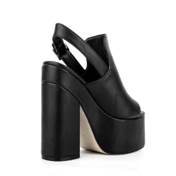 Women's Vegan Leather Open Toe Platform Block Heel Slingback Shoes -Ladies Fashion Shoes ushs 218 1.jpg.mst