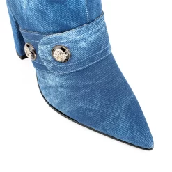 Blue Denim Pointed Toe Chunky Heel Pocket Knee High Boots -Ladies Fashion Shoes ushs 229.jpg.mst