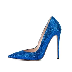 Royal Blue Pointed Toe Stiletto Heels Glitter Pumps Party Shoes 10 Royal Blue Pointed Toe Stiletto Heels Glitter Pumps Party Shoes -Ladies Fashion Shoes ushs 241.jpg.mst