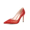 Red Pointed Toe Stiletto Heels Glitter Pumps Party Shoes -Ladies Fashion Shoes ushs 249.jpg.mst