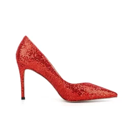 Red Pointed Toe Stiletto Heels Glitter Pumps Party Shoes 15 Red Pointed Toe Stiletto Heels Glitter Pumps Party Shoes -Ladies Fashion Shoes ushs 251.jpg.mst