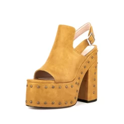 Women's Vegan Leather Open Toe Platform Block Heel Slingback Shoes -Ladies Fashion Shoes ushs 257 1.jpg.mst