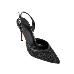 Glitter Pointed Toe Stiletto Heel Slingback Sandals -Ladies Fashion Shoes ushs 269 1.jpg.mst