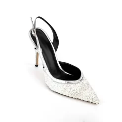 Glitter Pointed Toe Stiletto Heel Slingback Sandals -Ladies Fashion Shoes ushs 287 1.jpg.mst